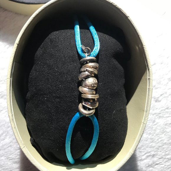 Links of London Sweetie Turquoise Cord Bracelet - Picture 1 of 3